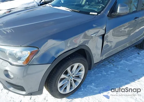 2017 BMW X3 xDrive28I z USA, uszkodzony, nr VIN 5UXWX9C31H0W75334